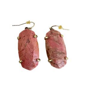Kendra Scott Pink and Gold Earrings